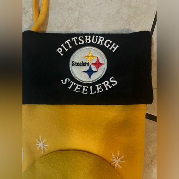 NFL Pittsburgh Steelers Christmas Stocking Standard Size - Picture 3 of 4